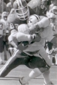 Terry was elected a Hoosier's two-time co-captain, including during IU's nationally ranked (15th UPI) Holiday Bowl Championship team, IU's first bowl victory.