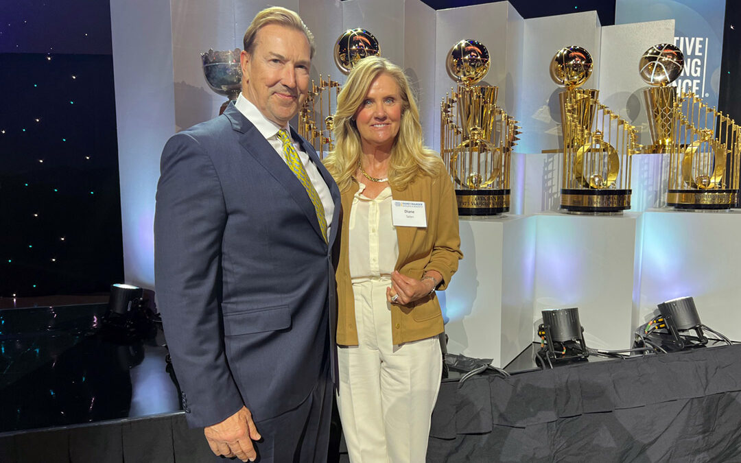 Terry and Diane Tallen at the Positive coaching Alliance’s San Francisco Game Changers Award Dinner in 2024