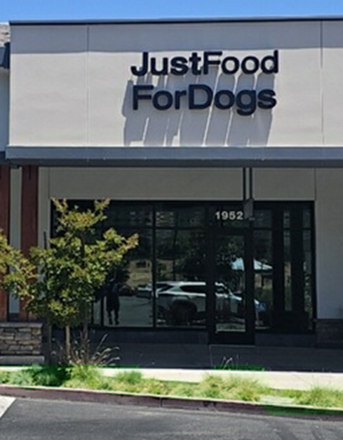 Rossmoor Town Center tenant Just Food for Dogs