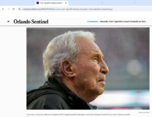 photo of Coach Corso - Vasha Hunt|AP, orlandosentinel.com screenshot